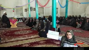 نشست بصیرتی عفاف و حجاب در روستای کوهین کبودراهنگ برگزار شد