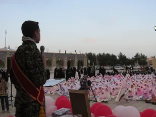 جشن دانش آموزی روزه اولی ها در نایین برگزار شد