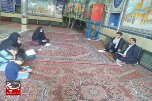 بازرس تعلیم و تربیت از پایگاه بسیج روستا افتر در سرخه بازدید کرد