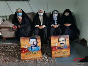 دیدار با خانواده شهداء توسط پایگاه های بسیج خواهر ناحیه دهاقان
