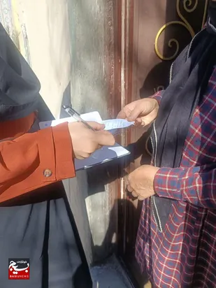 اقدام جالب فرمانده بسیحی /کمک به خانواده های بی بضاعت زاهدانی