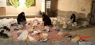 ۴۰ بسته کمک مومنانه در رزمایش آمرین سلامت توسط جهادگران حوزه ۷۱۴ کوثر شهرستان نظرآباد توزیع شد