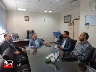 دیدار مسئول بسیج رسانه شاهرود با مسئولین تامین اجتماعی شهرستان + تصاویر