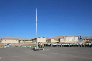 صبحگاه مشترک نیروی انتظامی در شاهرود