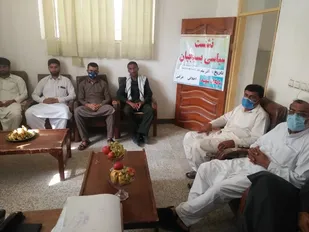 برگزاری نشست سیاسی پایگاه شهید اخلاقی درگس در باهوکلات چابهار