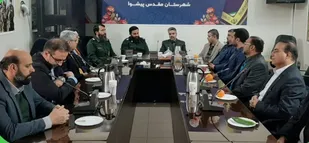 دیدار فرماندار شهرستان پیشوا با فرمانده سپاه