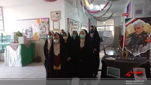 بزرگداشت مراسم سردار سلیمانی در مدارس شاهرود+ تصاویر