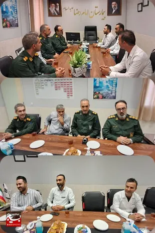 تقدیر فرمانده سپاه میامی از پزشکان و کادر درمان بیمارستان امام رضا (ع) به مناسبت روز پزشک