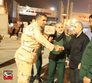 سردار پاسدار حسین&zwnj;نژاد از پایانه مرزی چذابه بازدید کرد &nbsp;