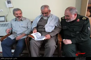 دیدار سردار نقدی با فرمانده اسبق تیپ 32 انصارالحسین(ع) همدان
