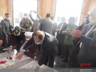 غبارروبی مزار شهدا در خواف