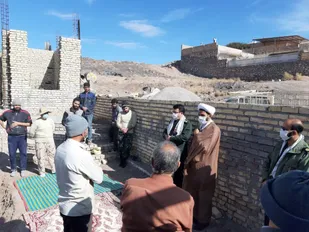 آغاز ساخت یک واحد مسکونی ۹۰ متری برای مددجوی بهزیستی در تفت