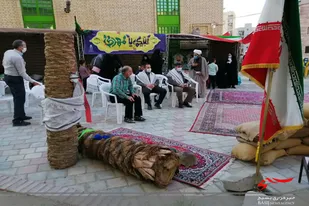 آبروی محله مراسم&zwnj; بزرگداشت &zwnj;شهید &laquo;&zwnj;حضرتی&raquo;
