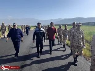 کوهپیمایی فرمانده و رزمندگان تیپ ۴۸ فتح در یاسوج +( تصاویر)