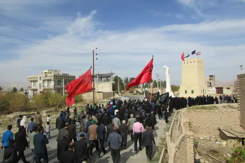 برپایی همایش پیاده روی جاماندگان اربعین زیر استاق شاهرود