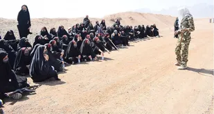 برگزاری رزمایش گردان کوثر حوزه مقاومت خدیجه الکبری (س) میبد