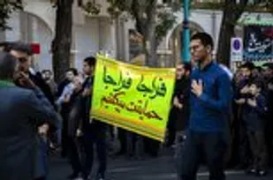راهپیمایی هیئات حسینی در محکومیت فتنه گران