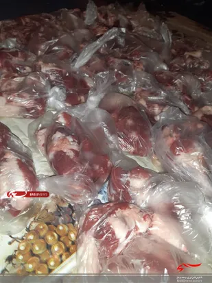 توزیع گوشت قربانی بین نیازمندان