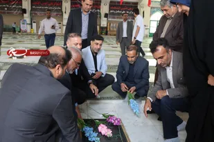 غبارویی&zwnj;&zwnj;&zwnj;&zwnj;مرقدمطهرشهیدیوسف&zwnj;دقت&zwnj;،اولین&zwnj;مسئول&zwnj;روابط&zwnj;عمومی&zwnj;سپاه&zwnj;هرمزگان