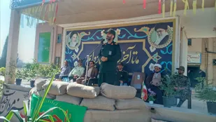 &nbsp;صبحگاه مشترک نیروهای نظامی و انتظامی اسفراین برگزار شد