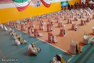 برگزاری رزمایش همدلی و کمک مومنانه موج مهربانی توسط بسیج فرهنگیان همدان