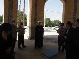 بازدید فرمانده سپاه برخوار از محله های طرح کرامت شهرستان