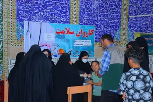 اعزام کاروان سلامت به مناطق کم برخودار شهرستان باوی