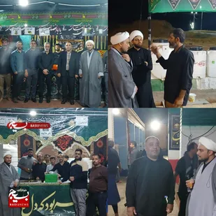 سرکشی وبازدید از مواکب در آغاجاری