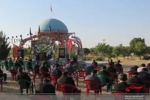 مراسم عزاداری روز سوم عاشورای حسینی در تیپ انصارالحسین(ع) همدان