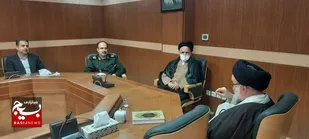 دیدار نوروزی فرمانده سپاه&zwnj;استان قم با آیت&zwnj;الله خاتمی عضو هیات رئیسه مجلس خبرگان رهبری