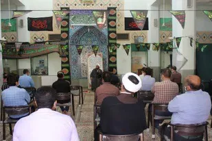 برپایی مراسم روضه خوانی اباعبدالله الحسین (ع) دهه اول صفر در مسجدالنبی (ص) میبد