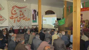 گردهمایی رزمندگان دفاع مقدس روستای تاش