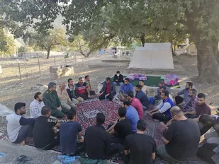 حضور فرمانده سپاه خرمشهر در جمع بسیجیان جهادگر اندیکا