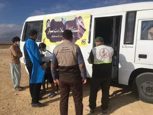 انجام تست رایگان کرونا در روستای قلعه نو خالصه شاهرود+ تصاویر