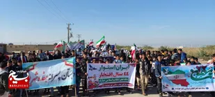 راهپیمایی ۲۲ بهمن در چوئبده
