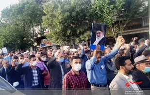 راهپیمایی مردم گلپایگان در محکومیت هنجارشکنی ضد انقلاب و فریب خوردگان داخلی+ تصاویر