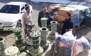 توزیع لوازم گرمایشی و البسته در مناطق عشایری استان
