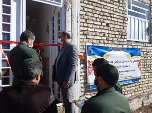 افتتاح یک واحد منزل مسکونی مددجوی بهزیستی در روستای  بهشت آباد انار