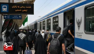 جابجایی ۱۵۶ هزار و ۳۰۸ زائر اربعین حسینی از طریق ناوگان ریلی راه&zwnj;آهن جنوب