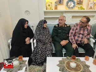 دیدار مسئولان سپاه انصار الرضا (علیه&zwnj;السلام) با مادر شهید احمد صمیمی ترک