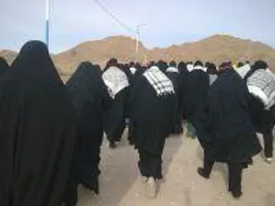 برگزاری پیاده روی خواهران بسیجی شاهرود