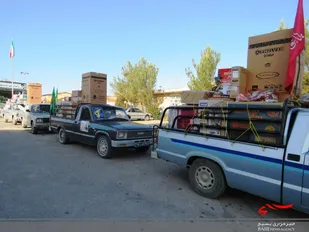 اهدای 6 سری جهیزیه به زوج های جوان در چادگان