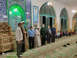 مراسم تکریم و معارفه فرمانده پایگاه مقاومت بسیج شهید داراب پور عطاآباد دهاقان