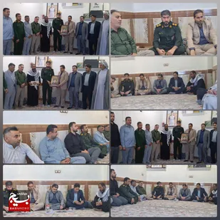 تجلیل مسئولان کرخه از خانواده شهید سیاحی