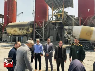 پیگیری مشکلات سوخت و باربرگ واحدهای تولیدی بتن غرب مازندران در چالوس