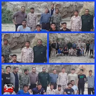 برگزار اردوی فرهنگی تفریحی سربازان ناحیه مقاومت بسیج سملقان.