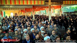 سالگرد شهادت &laquo;حمزه جهاندیده&raquo; در گلزار شهدای رامهرمز برگزار شد