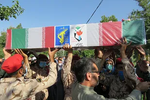 وداع مردم شهید پرور کرج با شهید &laquo;محمد اسحاقی&raquo;