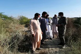 بازدید فرمانده سپاه راسک از هوتک تامین آب روستای غدیرآباد