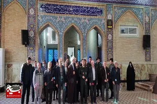 گلزار شهدا سرخه گلباران شد